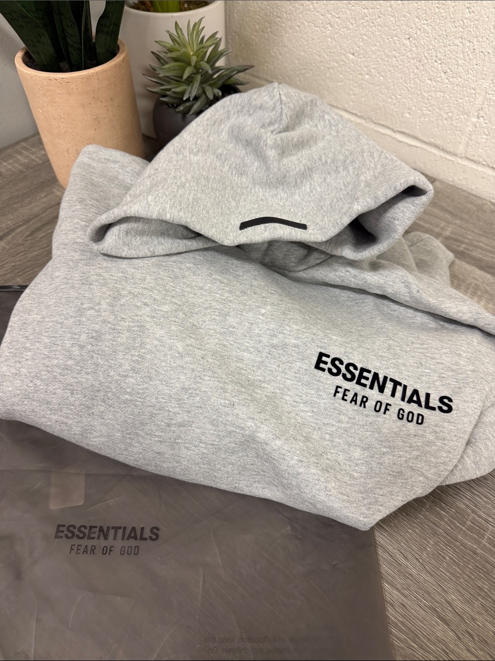 Fear of God Light Heath Hoodie Small